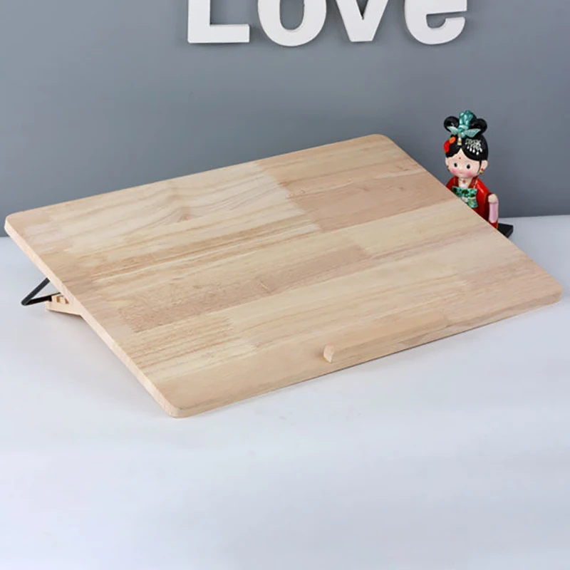 Desk Reading Bookshelf Writing Board Reading Bookshelf Book Stand Correct Sitting Posture Wooden Easel