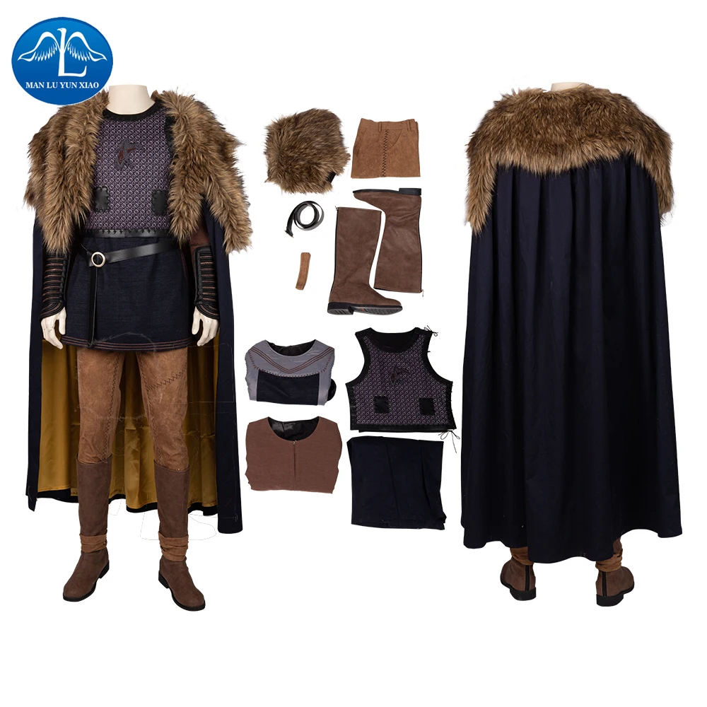 

Manluyunxiao Ragnar Lothbrok Cosplay Halloween Costumes for Kid Men Adult Vikings Suits Carnival Masquerade Outfit Custom Made
