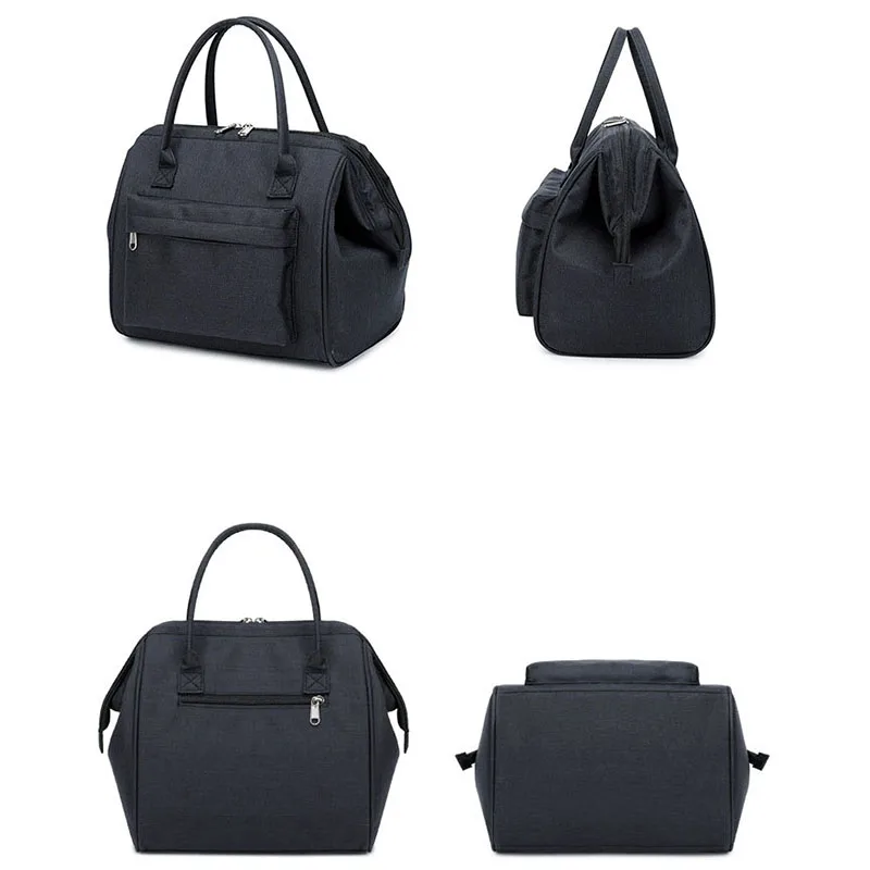 Ceny Oxford o dużej pojemności Lunch izolacja torby pudełko na Lunch utrzymanie torba termiczna piknik podróż termiczna torba na żywność Tote Bolsa Termica W403