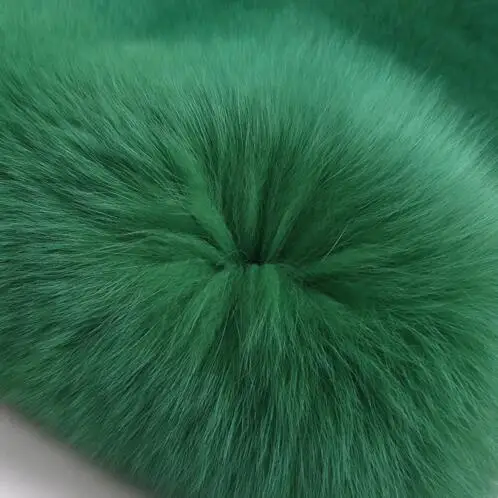 Женский жилет из натурального меха, женский жилет из лисьего меха - Цвет: as picture