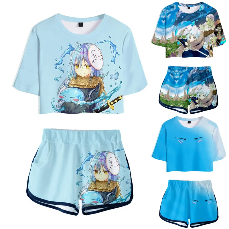 

Женские костюмы для косплея, футболка с коротким рукавом, шорты, спортивные костюмы для бега