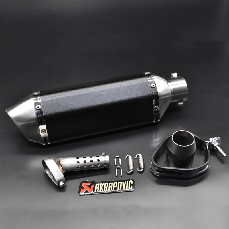 Выхлопная мото rcycle глушитель escape moto выхлопные системы для kawasaki honda benelli msx125 mt07 tmax500 k6 k7 k8 - Цвет: G Stickers