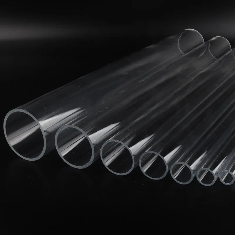 1pc 50cm Long OD 16~110mm Transparent Acrylic Pipe Tube Aquarium Accessories Fish Tank Plexiglass Water Supply Pipe Fittings