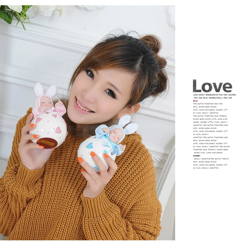 Creative Gifts Lovely rabbit baby Mini Music Box with Musical Boxes for Princess Love Girl Valentine's Day Christmas gift 6