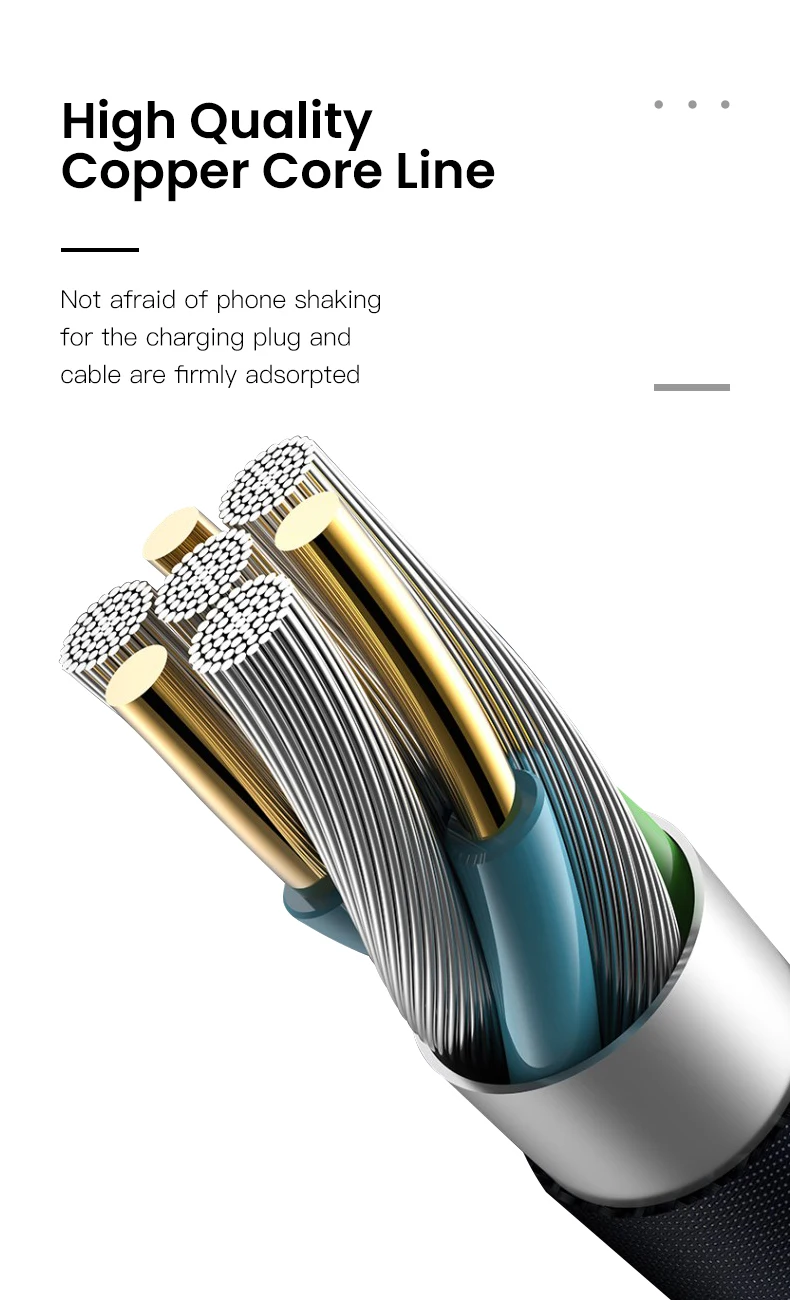 ESVNE 5A Магнитный usb-кабель для зарядки для iphone samsung huawei 1 м Магнитный зарядный кабель Micro Usb для кабеля Xiaomi type C