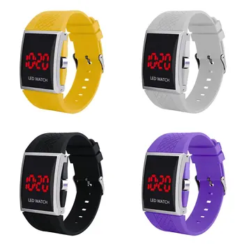 

Men's LED Watches Male Digital Watch World Time Step Count Luminous Alarm Illumination Time Reminder 24-Hour Instructions