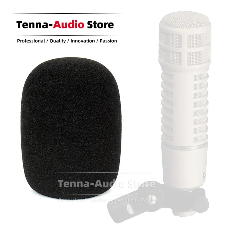 Parabrezza Microfono Spugna Mic Copertura Schiuma Antivento Per Electro Voice Ev Re20 Re27N/D Re320 Filtro Antipolvere Antivento