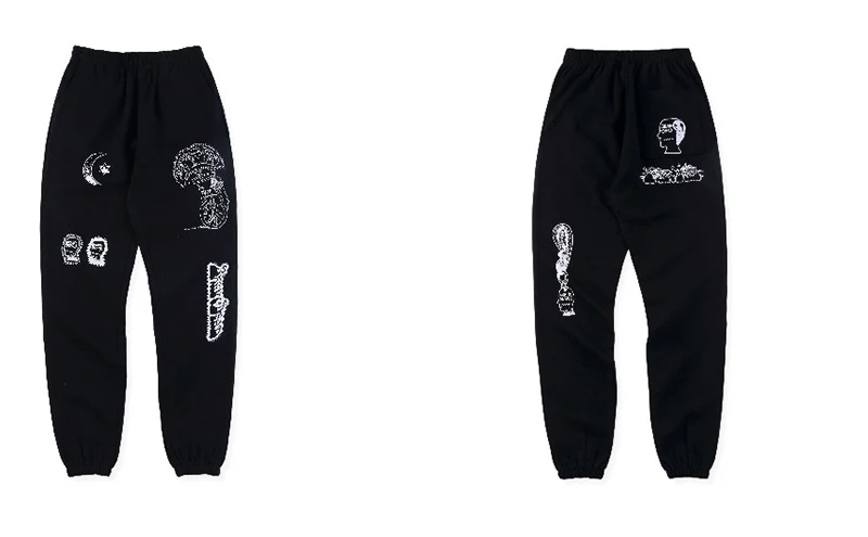 

Kanye West Brain Dead Gustavo Sweatpants Men Women High Quality Graffiti Joggers Sweat Kanye West Loose Trousers Hip Hop Pants