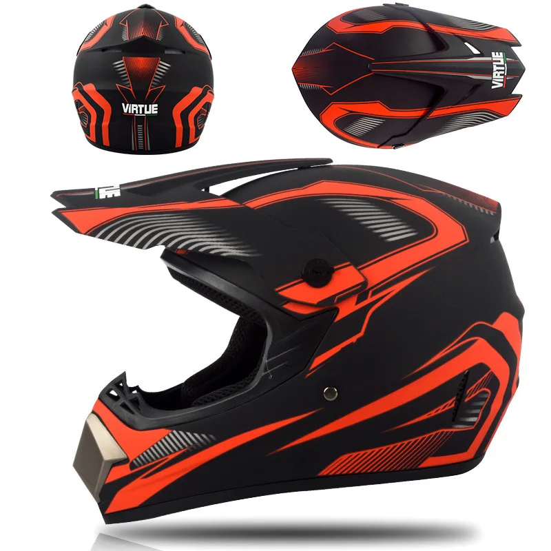 Профессиональный Гоночный Кроссовый шлем Hors Route Casque Moto Capacete Moto Casco внедорожный мультяшный детский мотоциклетный шлем в горошек - Цвет: 19