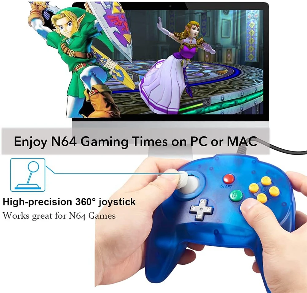 [USB ] 2  Ŭ ̴ N64 Ʈѷ   е ̽ƽ Windows PC  MAC Linux Raspberry Pi 4/3 ġ ܼ