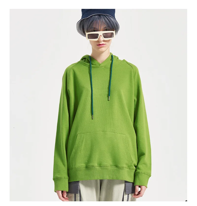 Winter Autumn Hooded Cotton Casual Sweatshirts Solid Color Sweatshirt DIY Men Women with The Same Paragraph Plus Size Hoodies