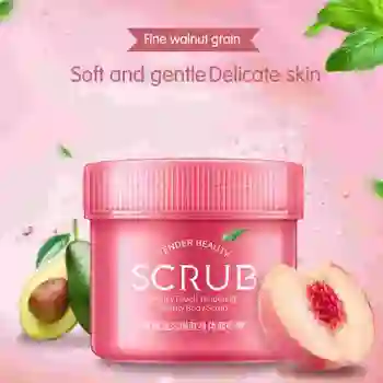 

Peach Tender Skin Body Scrub Gently Clean Exfoliate Cream Moisturize Skin 250g