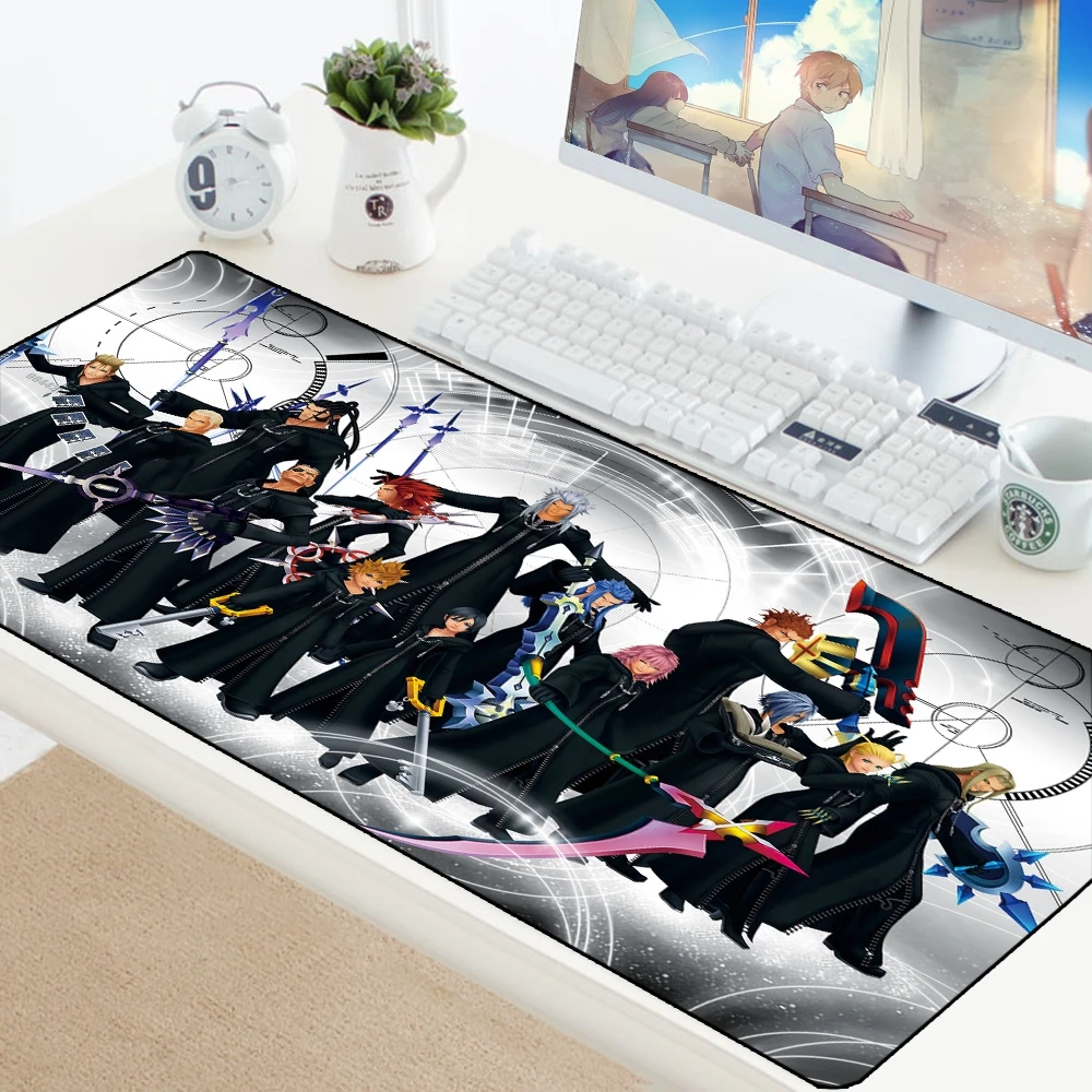 Kingdom Heart Speed Large Gaming Mouse Pad Lock Edge Mousepad Computer Table Mat Keyboard Pad Desk