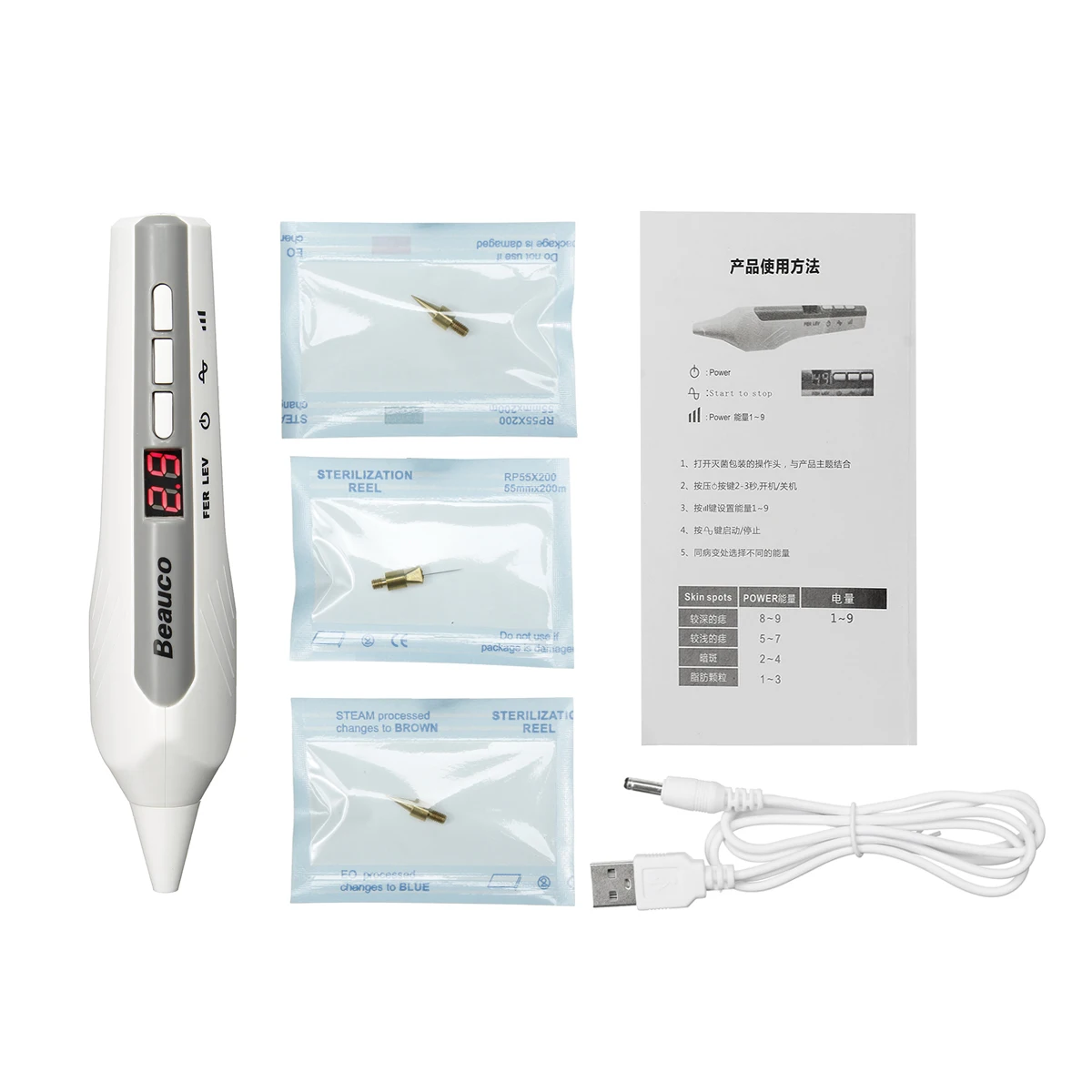 Fibroblast плазменная ручка для лица, для подтяжки век, для удаления морщин, для удаления пятен, Plasmapen, для подтяжки кожи, Usb, 4 файла, регулируемая, новинка