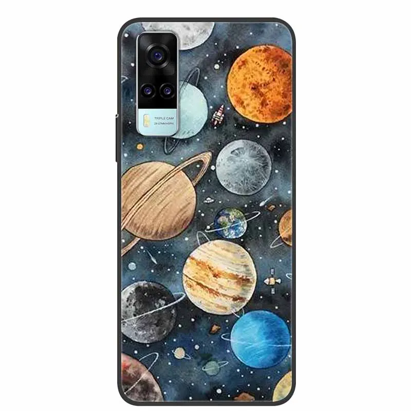 Cute Cartoon Shockproof Soft Silicone TPU Back Cover - Enhanced Protection and Style