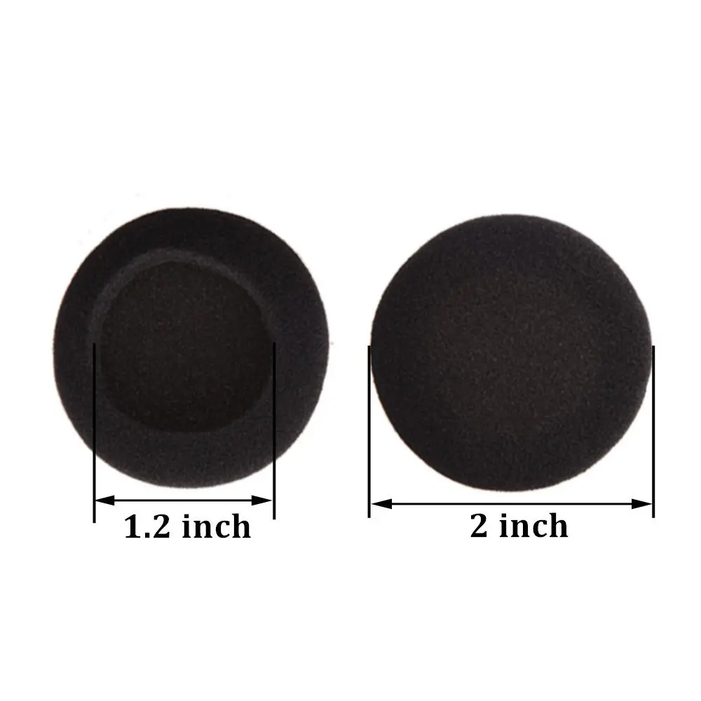 5 пар 2 дюймовых поролоновых вкладышей для наушников Sony Philips Sennheiser PMX60 PMX100 PX100 PX20 HD15