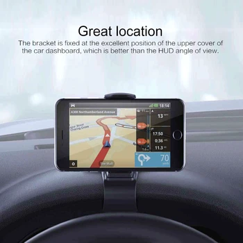 

Car Phone Holder Dashboard 360 Degree Rotate Mobile Phone Stand Universal Gravity Smartphone Cell Support Mount Auto Accessories