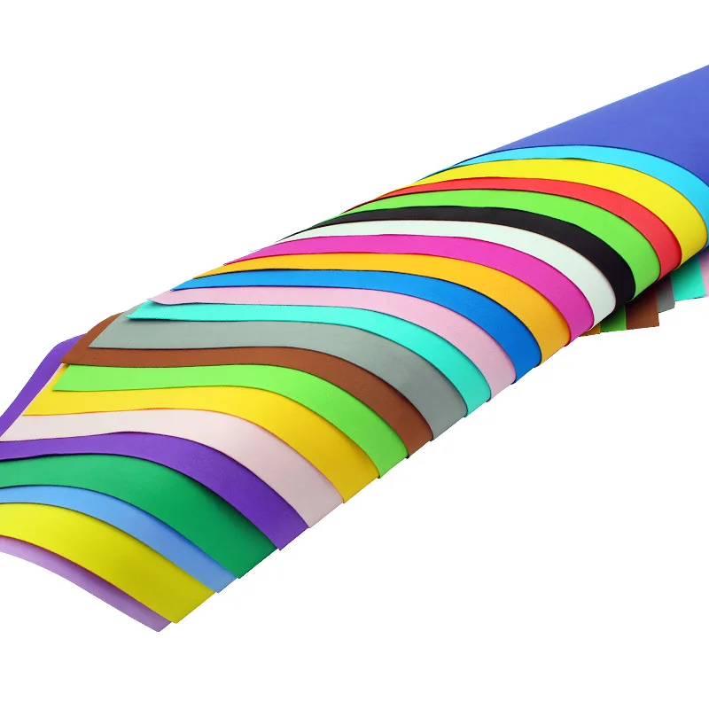 10 листов большой толщины 0,8 мм губчатая бумага пена бумага ручной работы цветная бумага для детского сада diy материалы ручной работы - Цвет: 10 colos