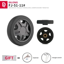 

DiLong FJ-51-11 Detachable Universal Wheels Tool Case Cosmetic Case Accessories Travel Suitcase Wheel Replacement Roller
