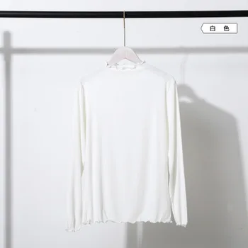 

Casual solid color round neck cotton sweater women 2019