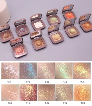 

Nude Shining Eyeshadow Pearlescent Makeup Glitter Pigment Smoky Eye Shadow Pallete Waterproof Cosmetics Shimmer Eye Shadow TSLM1