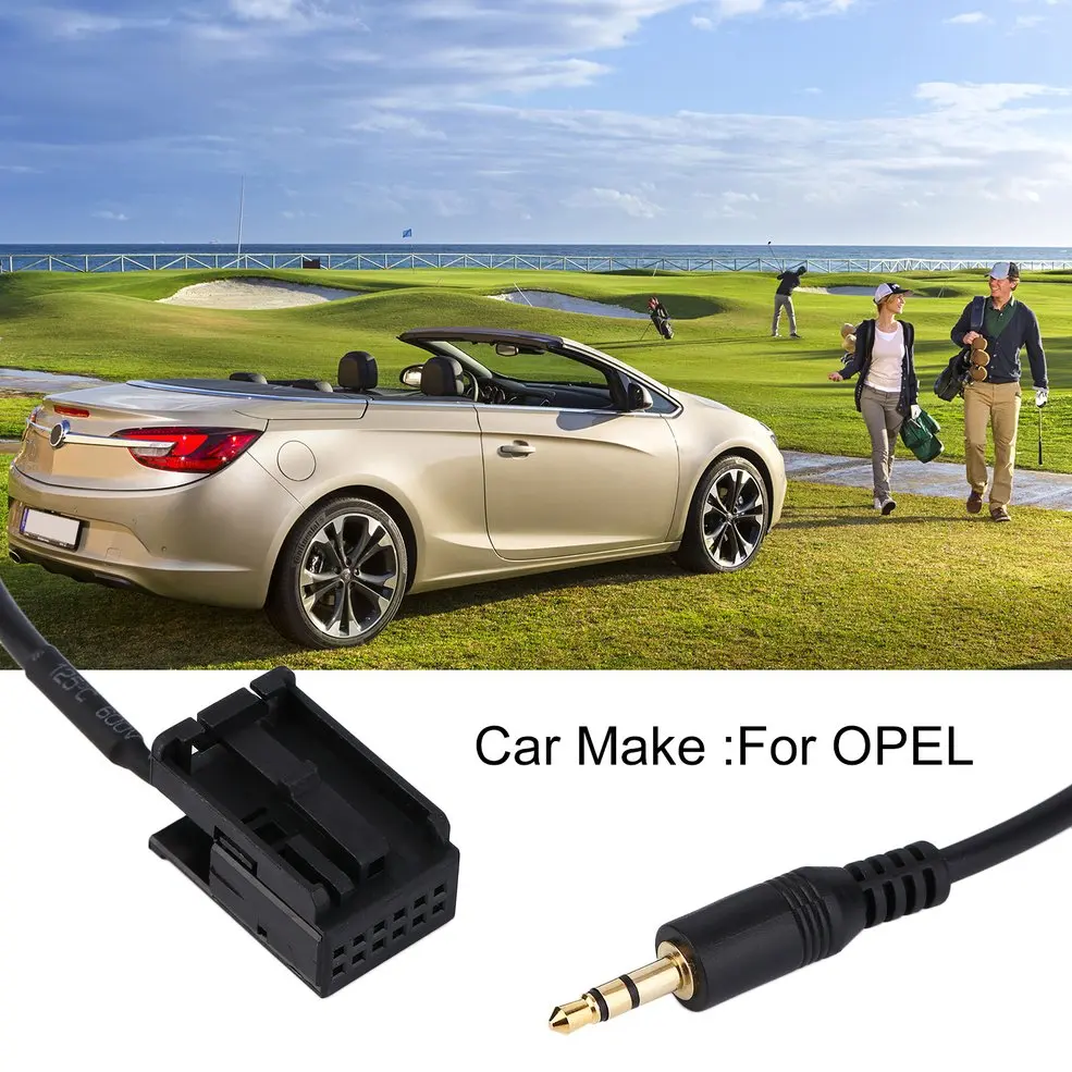 3,5 мм аудио AUX в кабельной линии адаптер для OPEL CD30 MP3 1,5 м длина мопса& play-установка светильник вес