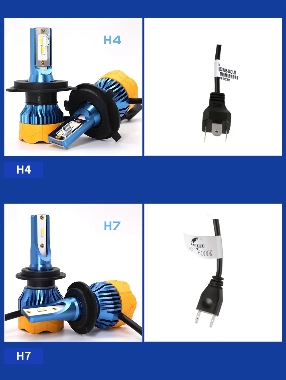VGETTING 2 шт Мини F32 H4 авто светодиодный головной светильник 9005 HB3 9006 HB4 H11 H7 H1 H3 50 Вт 5400LM 6000 К светодиодный налобный фонарь лампы туман светильник