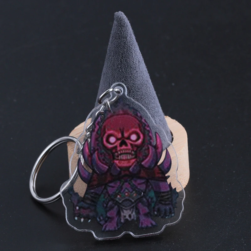 Игра Dota 2 акриловый брелок Dota2 мультфильм фигура кулон брелок Porte Clef ювелирные изделия