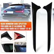 Achter Achter Window Spoiler Kant Strip Cover Trim Exterieur Refit Kit Fit Voor Audi A6 C7 Allroad Tdi Quattro/voor Avant 2012-2018