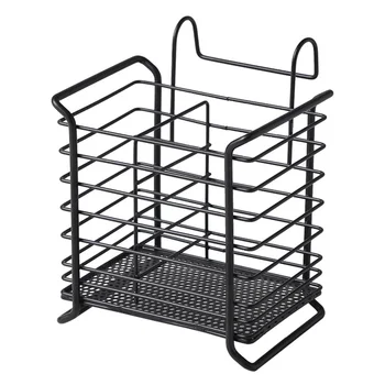 

Rustproof Metal Mesh Home Kitchen Raised Base Easy Clean For Spoon Fork Wall Hanging Utensil Holder Chopstick Drying Rack