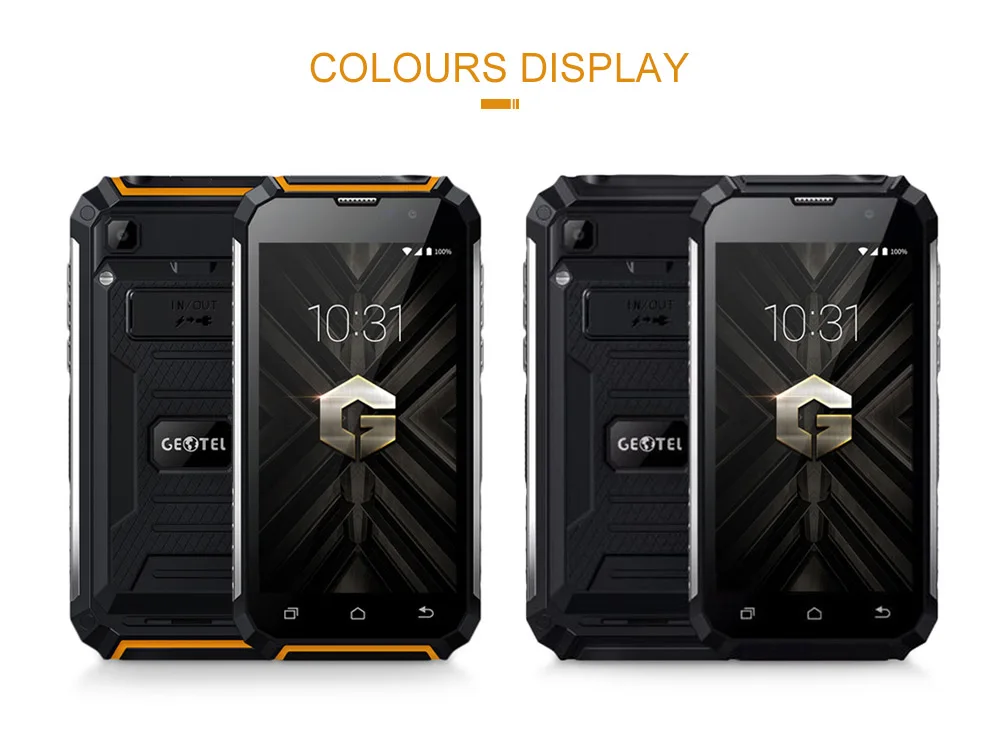 GEOTEL G1 3g смартфон 5 "Android 7,0 2 Гб ОЗУ 16 Гб ПЗУ MTK6580A четырехъядерный 7500 мАч большой аккумулятор водонепроницаемое зарядное устройство мобильный