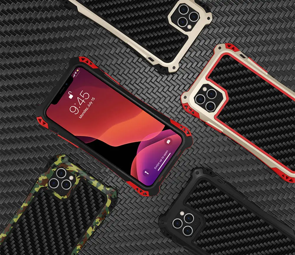 Чехол для iPhone 11 Pro Max роскошный сверхмощный Гибридный Прочный противоударный
