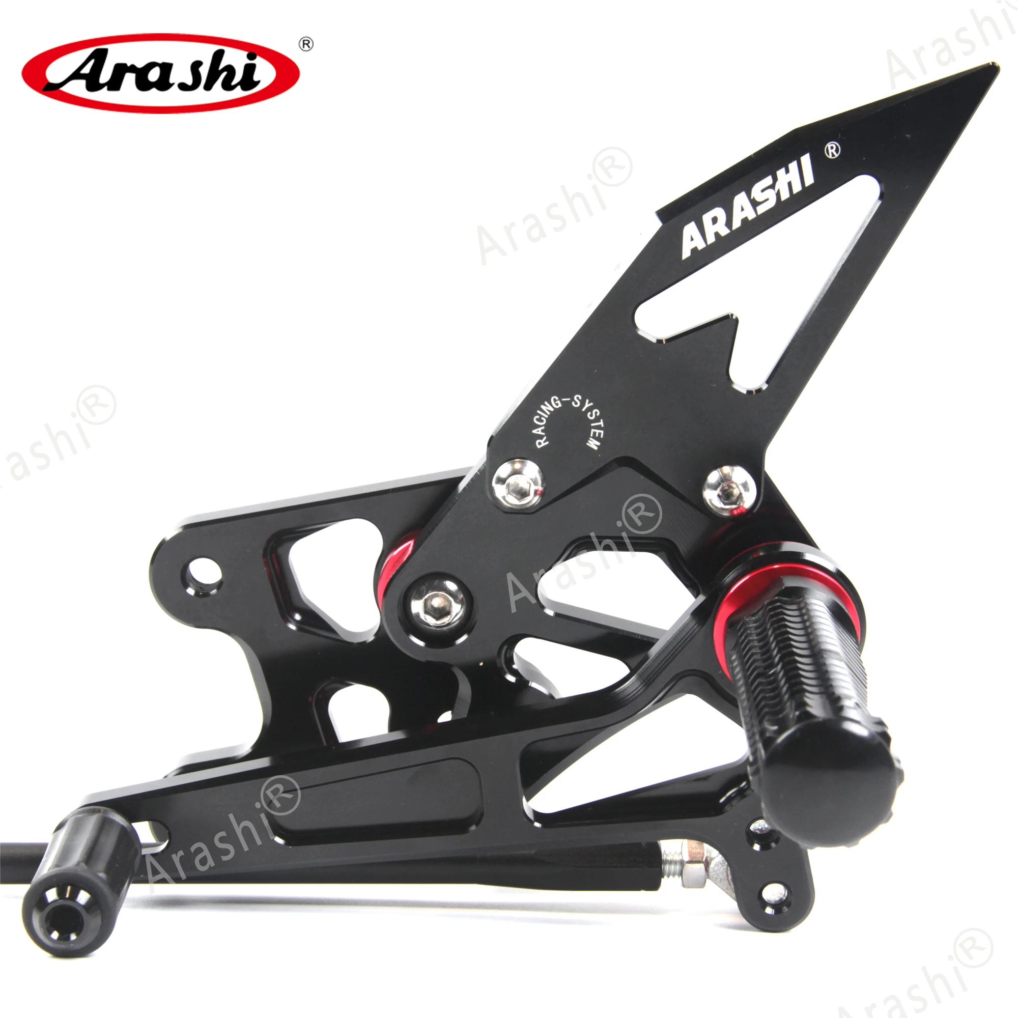Arashi CNC Rearset Регулируемые подножки для SUZUKI GSX-R1000 2007 2008 GSXR GSX-R 1000 GSX1000R мотоцикл
