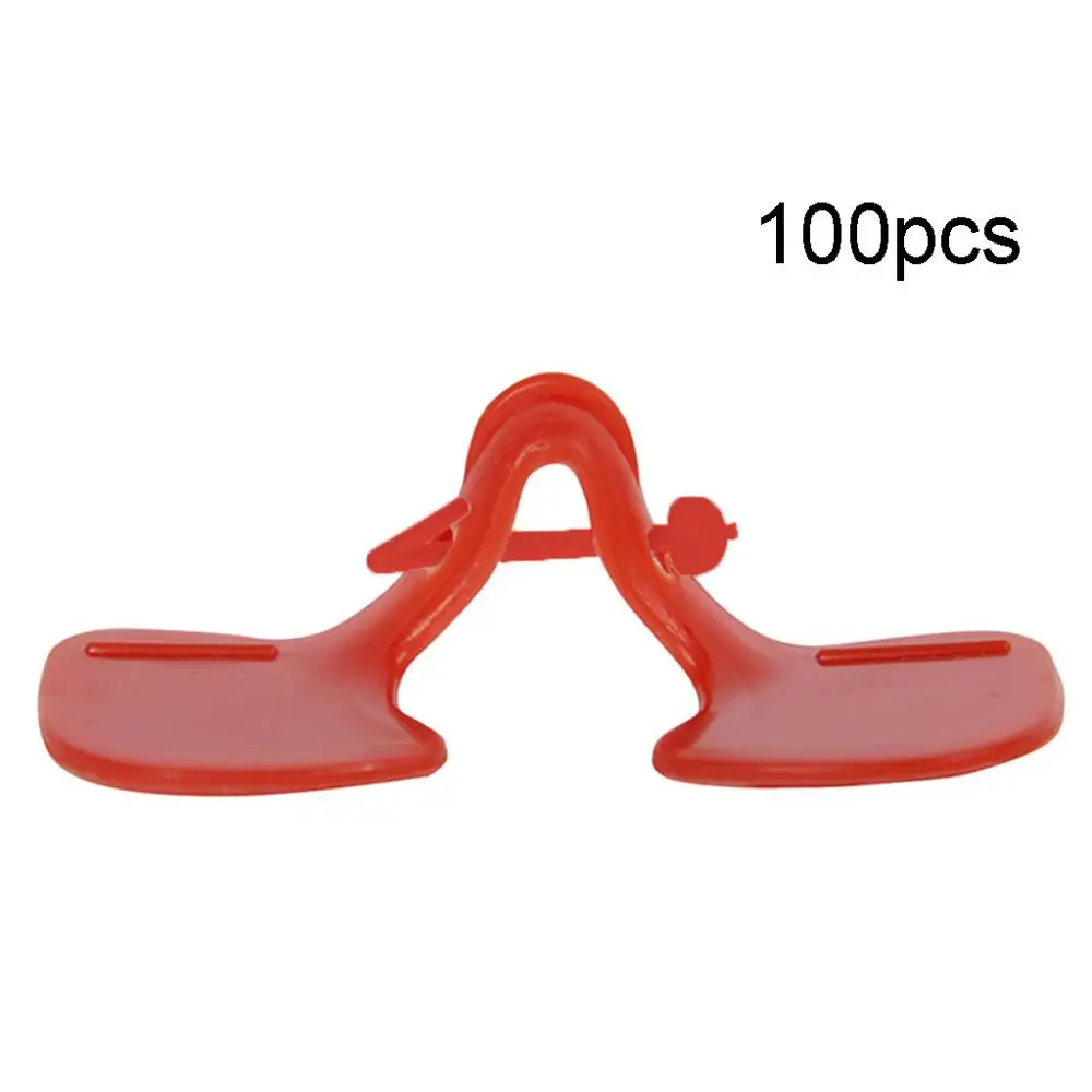 Gafas de protección para el ganado, lentes de protección para los ojos de pollo, 100 Uds., 4,5 cm, antirpecas, con perno, 11UA