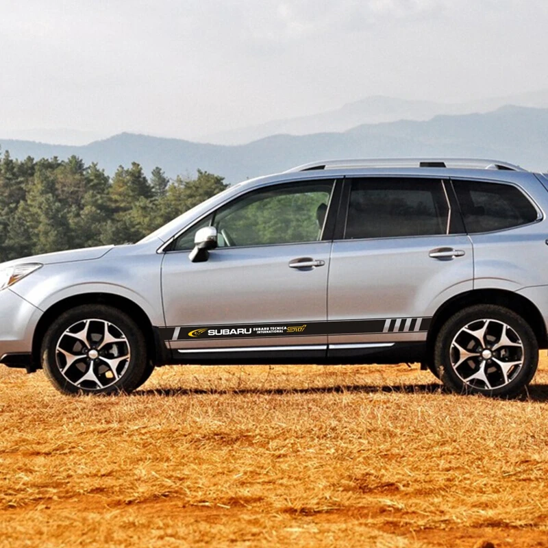 sport car sticker For Subaru Outback XV Mark Levinson Exterior Side door Decal Car Vinyl Film 1 Pair