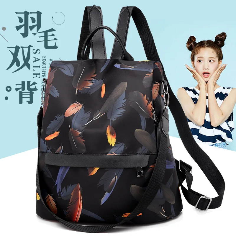 

Spring And Summer New Style Oxford Cloth Multi-functional Dual Purpose Fashion National Wind Backpack Manufacturers Wholesale Fo
