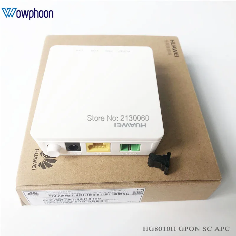 

New Huawei HG8010H Gpon optical terminal ONU ONT with 1 GE ethernet ports, SC APC interface English Firmware with Power Adapter