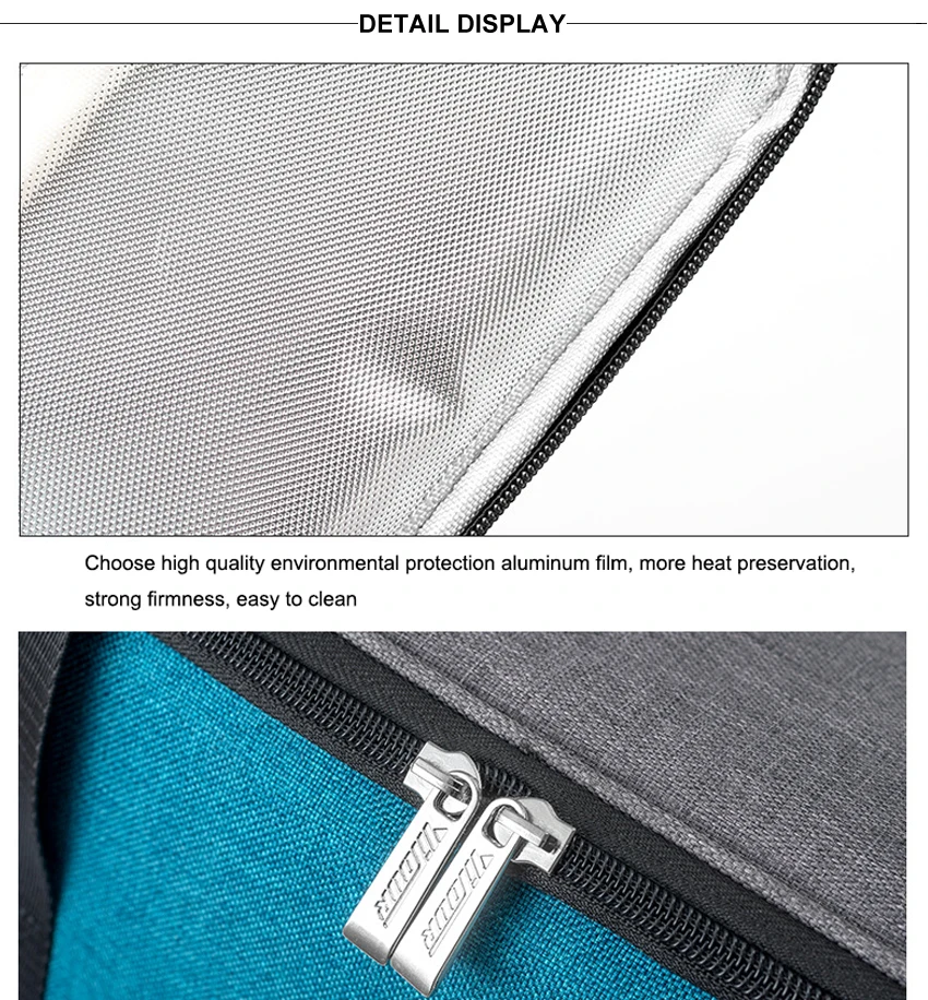 Fashion Portable Lunch Bag Soft Cooler Picnic Pouch For Food Women Men Outdoor Cooler Beach Bag Picnic Bags