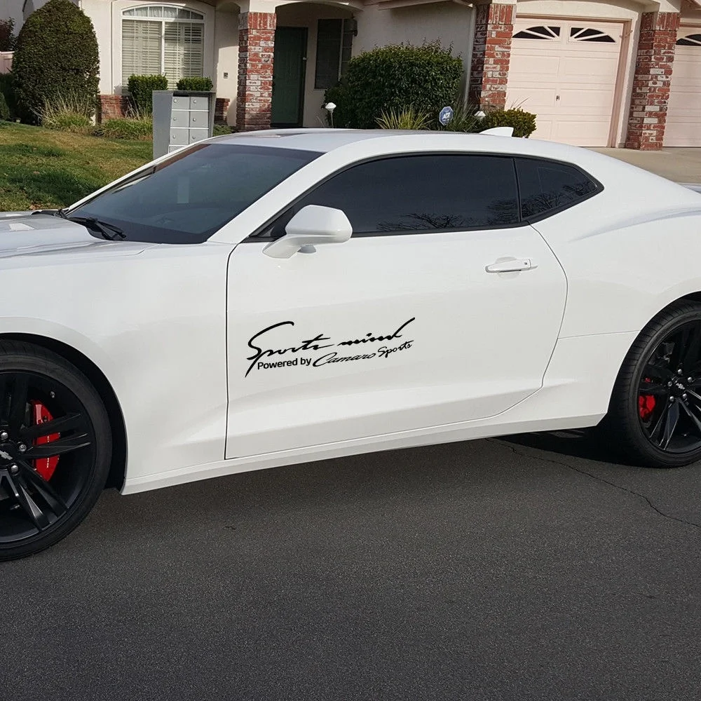 

For 2X Multiple Color Sports Mind Power for Camaro 1968-1969 Vinyl Decal Sticker