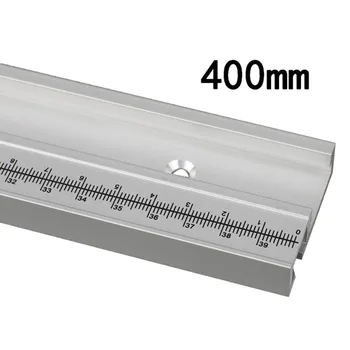 

Aluminum Alloy T Track Slot Miter Adjustable Metric Scale Ruler Measure Tool UK