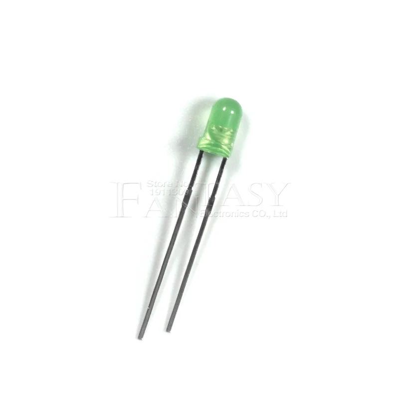 100 шт зеленые светоизлучающие диоды поворотные 3 мм светодиоды|3mm led|light-emitting diode3mm