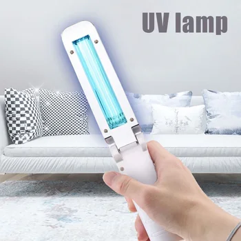 

Hot Portable UV Sanitizer Light Hand-held Folding Home Office Travel Disinfection Lamp Best Price
