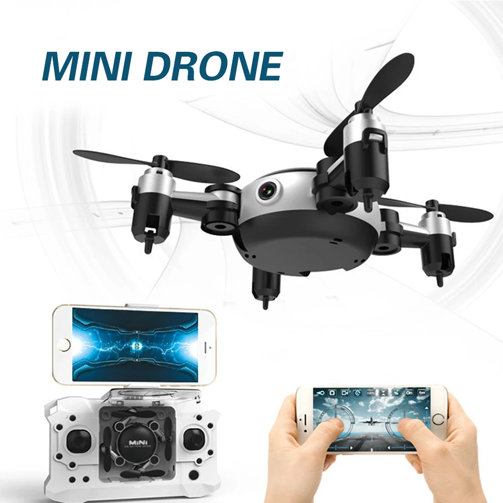 

Mini Drones With Camera Wifi Folding Four Shaft Deformation Of Aircraft Aerial Drones Fixed High RC Helicopter Toys Mini Drone