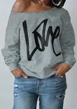 

Autumn Fashion Printed Long Sleeves Diagonal Collar Fleece Hoodie for Women