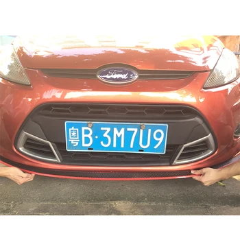 

Free shipping For ford focus 2 fiesta ecosport kuga Universal Exterior Front Bumper Lip side skirt Kit