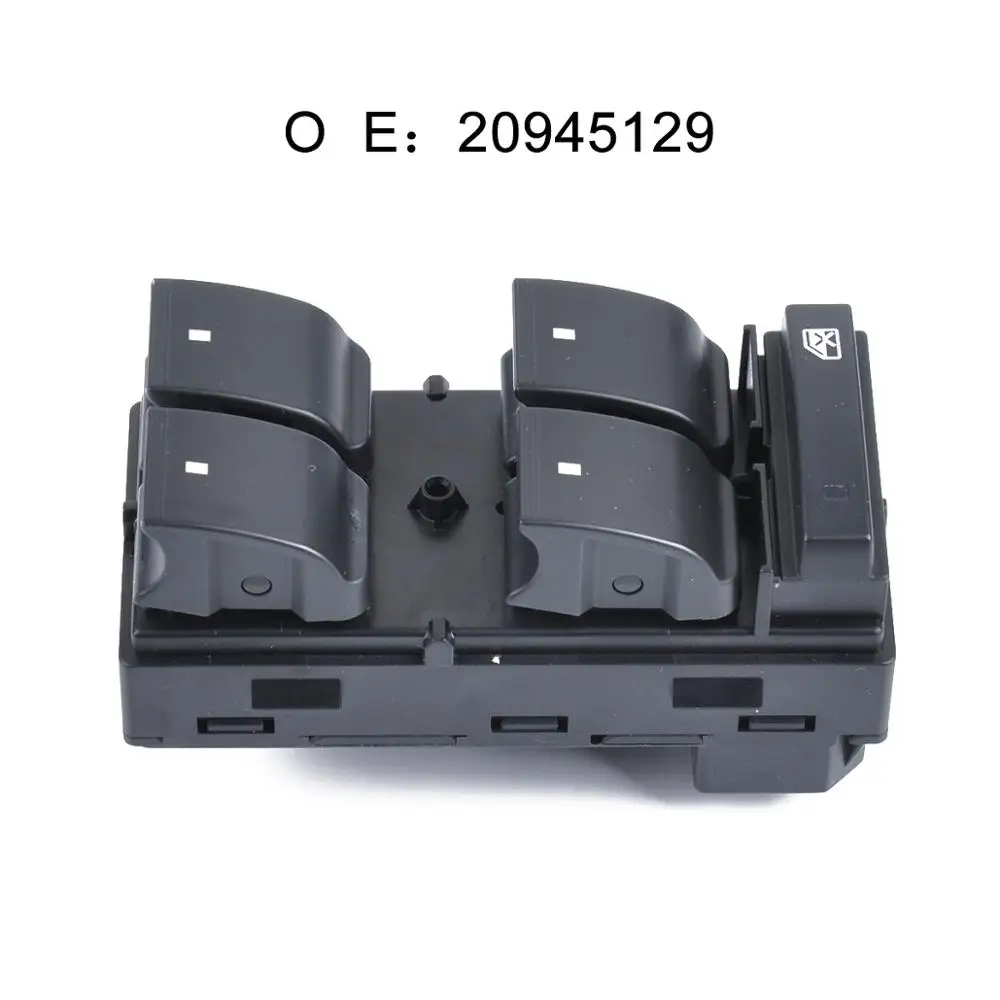Переключатель Стеклоподъемника передний левый 20945129 для Chevrolet HHR 2008-11/Silverado 2007-14/Траверс 09-15/GMC Sierra 07-14/Yukon 10-13