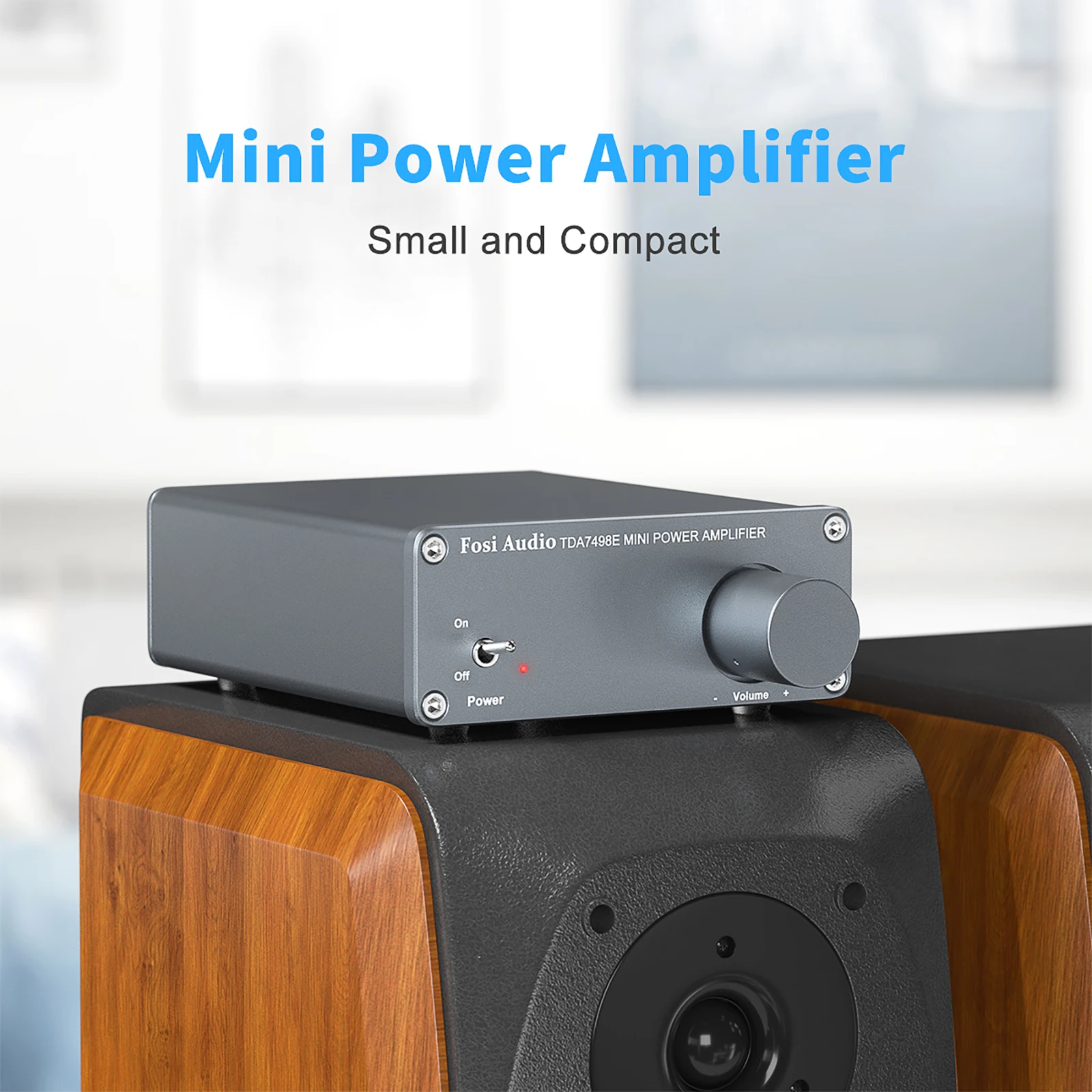 best amplifier Fosi Audio TDA7498E 2 Channel Sound Power Amplifier Audio Receiver Mini HiFi Amp Home Theater Speakers 160W x 2 amplificador bass amplifier