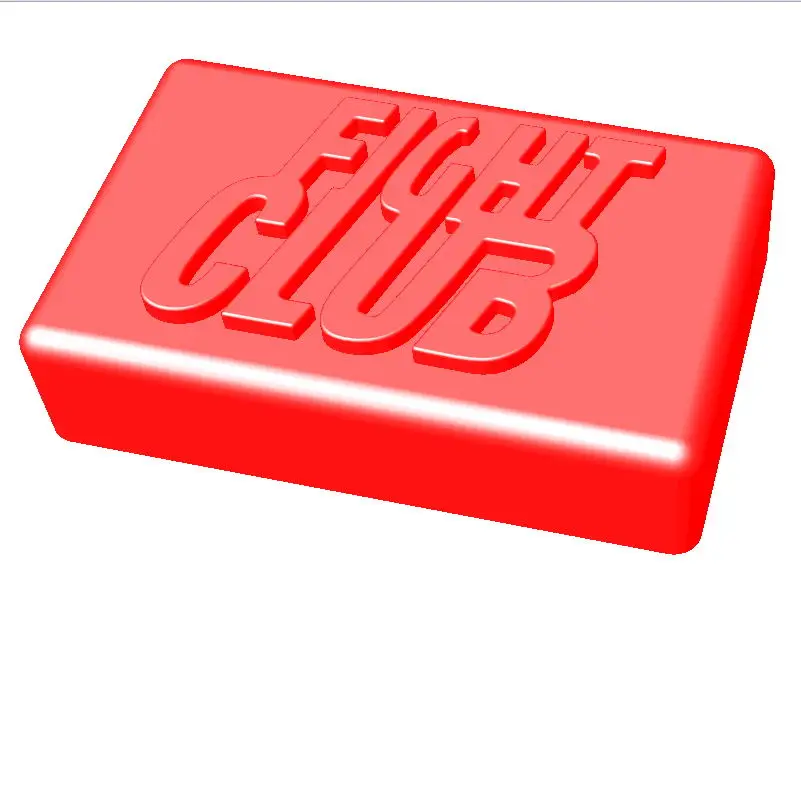 Fight Club Shape Fondant Cake Decorating Tools Silicone Soap Mold |