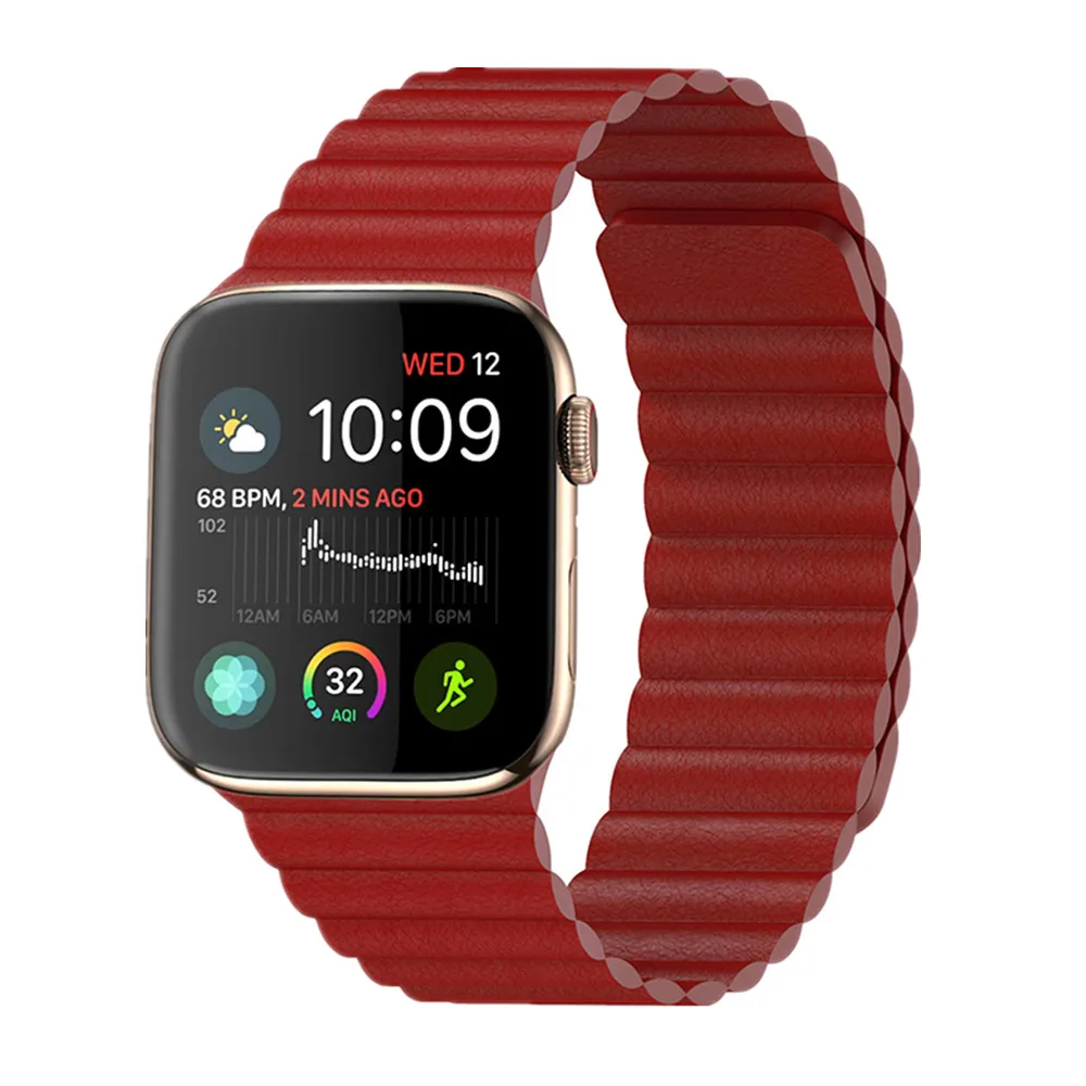 Кожаный ремешок для Apple watch, ремешок для Apple watch 5, 4, 3, ремешок 44 мм, 40 мм, iWatch, ремешок 42 мм, 38 мм, браслет correa, аксессуары для часов