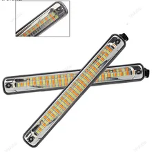 Автомобильный светодиодный дневной ходовой свет преобразования освещения сигнала поворота дневного света желтый декоративный светильник CD50 Q04